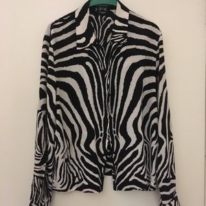 Laurel- Escada Silk Zebra blouse